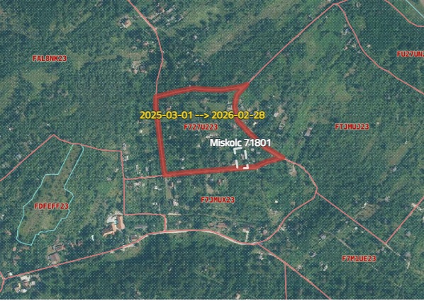 Miskolc, Őzugró Dűlő 71801: gazdasági épület · 1 000 000 Ft – árverés