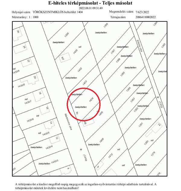 Törökszentmiklós, Martinovics utca 9/c: 48 350 Ft – árverés