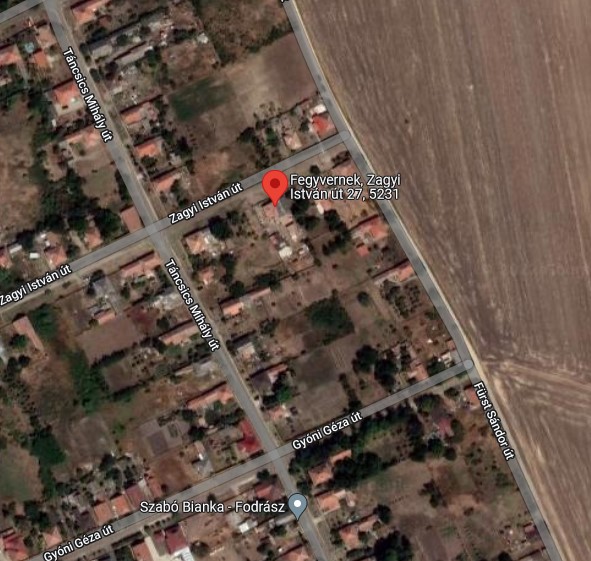 Fegyvernek, Zagyi István út 27.: lakóház · 675 000 Ft – árverés