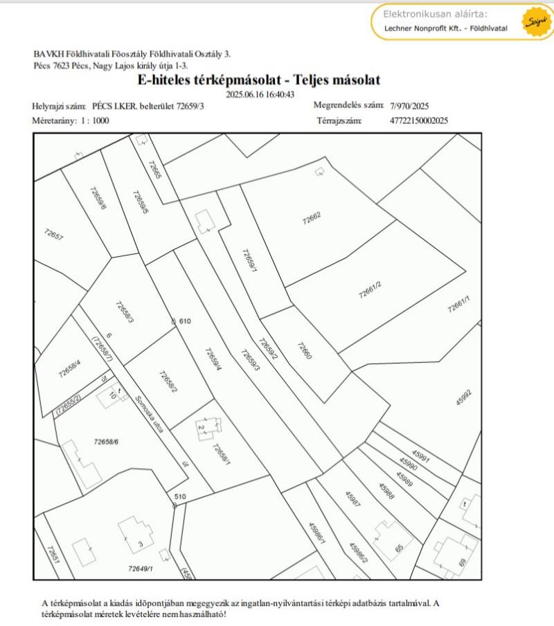 Pécs, 72659/3. Hrsz.