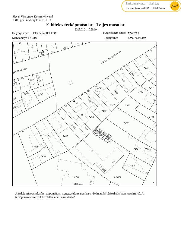 3300 Eger, Bartók Béla tér 19.: 55 000 000 Ft – ingatlanárverés