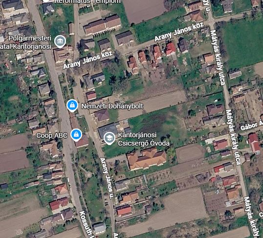 Kántorjánosi, Arany János Köz 14.: lakóház · 1 000 000 Ft – árverés