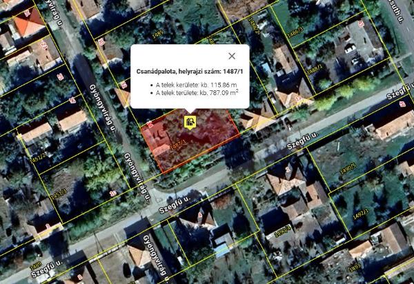 Csanádpalota, Gyöngyvirág utca 34.: lakóház · 43 750 Ft – árverés