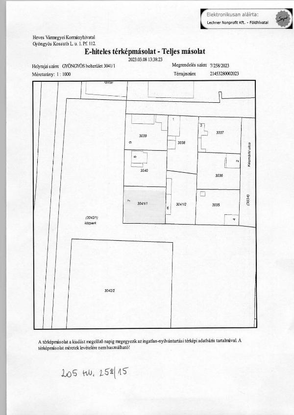 Gyöngyös, Erdélyi tér 7.: egyéb · 750 000 Ft – árverés