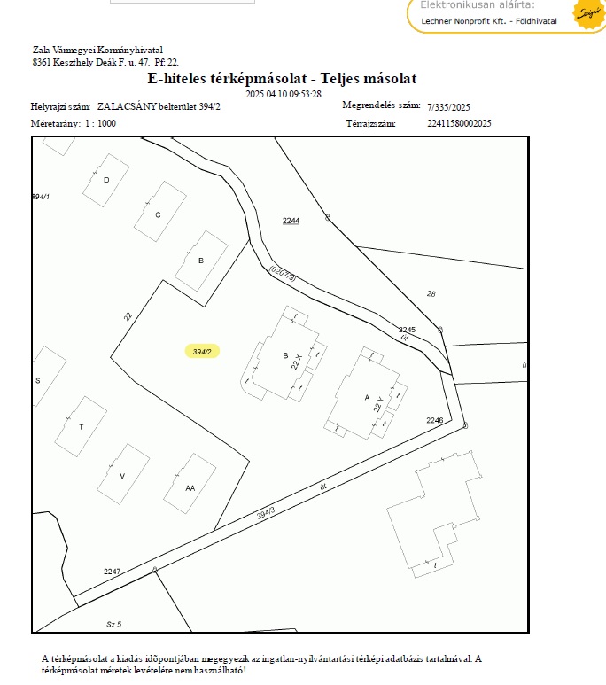 Zalacsány, "címképzés Alatt": egyéb · 21 150 000 Ft – árverés